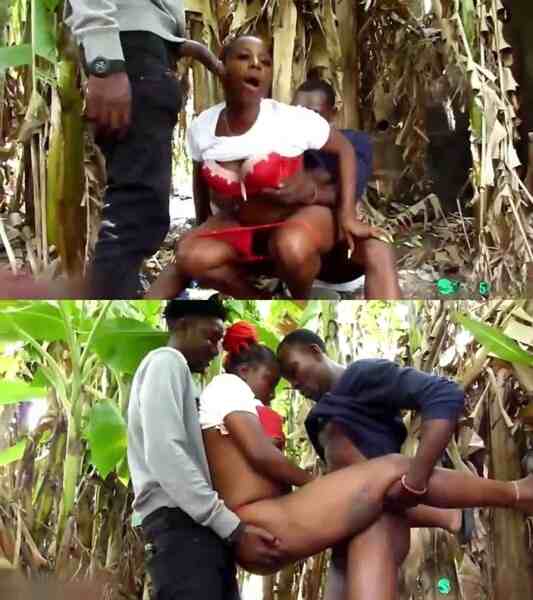 African babe xnxxxnxx threesome hard fucked outdoor boys