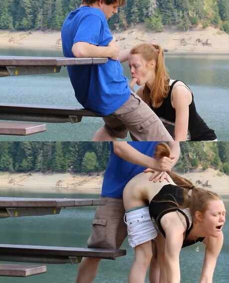 Amateur couple blowjob public outdoors hdteensexvideos sex creampie HD