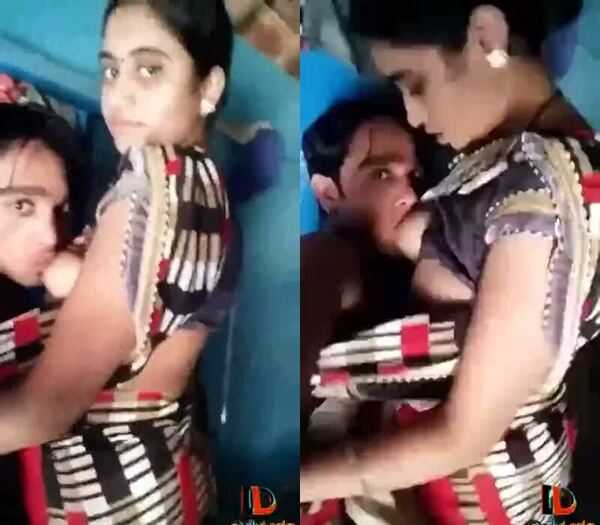 Amateur village beautiful unsatisfied desi bhabhi boobs suck devar mms