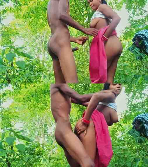 Amateur village sexy video desi aunty nephew stand fucked outdoor HD