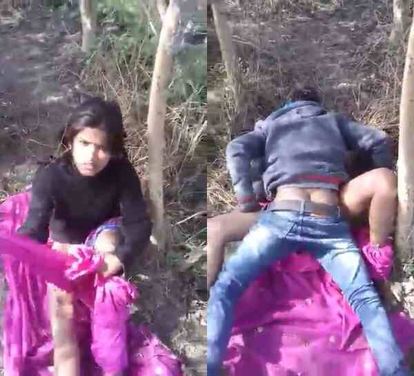 Village sexy beautiful lover couple sex tube fuck outdoor caught